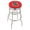 Holland Bar Stool Co 25" Chrome 2-Ring Stanford Swivel Bar Stool, Accent Ring L7C3C25Stnfrd - alternate 1