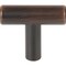 Hardware Resources Elements Naples 1-9/16'' Length Dark Brushed Bronze Bar Knob 40DBB - alternate 1