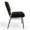 Flash Furniture Hercules Church Chair, Black Back, 21-1/4 in W 25" L 33" H, Fabric Seat FD-CH0221-4-GV-S0806-BAS-GG - alternate 2