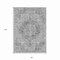 Homeroots 8' X 10' Silver Floral Medallion Washable Indoor Outdoor Area Rug 607941 - alternate 2