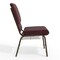 Flash Furniture Hercules Church Chair, 19-1/4 in W 25" L 33-1/4" H, Fabric Seat FD-CH02185-GV-005-BAS-GG - alternate 3