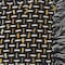 Homeroots 50" X 60" Black And Gold Geometric Cotton Woven Throw Blanket with Tassels 516602 - alternate 2