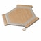 Apollo Tile Aureole 8.66 in. x 9.84 in. Matte Oak wash and Gray Porcelain Hexagon Wall and Floor Tile (8.07 sq ft/case) - 18 Sheets ENC88HAYGRSA - alternate 2