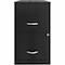 Nusparc 2-Drawer Vertical File Cabinet, 14.2" x 18" x 24.5", Black NPRVF218AABK - alternate 1