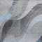 Homeroots 10' X 14' Sky Blue Gray And Silver Abstract Washable Indoor Outdoor Area Rug 616771 - alternate 3