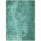 Homeroots 10' X 14' Teal Blue Ikat Washable Indoor Outdoor Area Rug 577006 - alternate 3