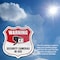 Signmission Video Surveillance Shield Sign Warning S, 6 Inch X 6 Inch, Plastic Sign SHI-P-6-468 - alternate 3