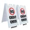 Signmission No Credit Check, A-Frame & 2 Decals Installed, Heavy-Duty Plastic Frame SBHD-D-2436-No Credit Check - alternate 3