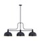 Z-Lite Melange Matte Black 3 Light Billiard 725-3MB-D12MB+HBR - alternate 1
