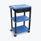 Luxor Plastic, 300 lbs / 100lbs per shelf Load Capacity, 42.5 in L, 24 in W, 42.5 in H UCPL1BU-B-WTD - alternate 1
