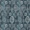 Homeroots 5' X 8' Teal Blue And Sky Blue Damask Washable Indoor Outdoor Area Rug 588197 - alternate 3