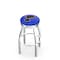 Holland Bar Stool Co 30" Chrome St Louis Blues Swivel Bar Stool, Accent Ring L8C3C30STLBlu - alternate 1