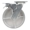 Vestil Cast Iron/Steel Swivel With Total Brake Caster 8 In. Diameter x 2 In. Width 1760 lb Silver CST-VE-8X2CI-SWTB - alternate 3
