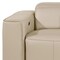 Homeroots 104" Beige Top Grain Leather Reclining Metal USB Sofa 720434 - alternate 2