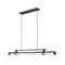 Z-Lite Benoit Matte Black 1 Light Linear Chandelier 1959-54L-MB-LED - alternate 1
