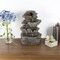 Pure Garden Tabletop Waterfall Fountain, Gray 50-206 - alternate 1