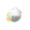 3M Particulate Respirator, N95, Paint Prep Cup, Disposable, White, One Size Fits Most, 20 pk 8210PP20-DC - alternate 2
