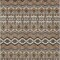 Homeroots 8' X 10' Taupe Brown And Ivory Moroccan Washable Indoor Outdoor Area Rug 594355 - alternate 3
