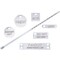 Panduit Marker tag, one hole, 304 Stainless Stee MT172W38-M - alternate 1