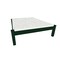 Homeroots Dark Green Solid Wood Full Bed Frame 546708 - alternate 3