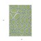 Homeroots 5' X 8' Artichoke Green And Ivory Abstract Washable Indoor Outdoor Area Rug 600505 - alternate 4