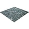 Apollo Tile Celestial 12 in. x 12 in. Glossy Cosmic Gray Glass Mosaic Wall and Floor Tile 20 sqft/case, 20PK APLST88GR710A - alternate 2