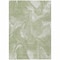 Homeroots 3' X 5' Artichoke Green Fern Green And Ivory Abstract Washable Indoor Outdoor Area Rug 587458 - alternate 4