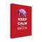 Trademark Fine Art Outdoor Canvas Art - Marcus Jules 'Keep Calm and Eat Bacon' Wall Art for Patios, or Gardens GRL02243-OC3547WR - alternate 1