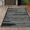 Jonathan Y Khalil Modern Berber Stripe Black/Cream 5 ft. x 8 ft. Area Rug MOH207F-5 - alternate 3