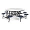 Palmer Hamilton Cafeteria Stool Table 59T122960RD-S8-GBN - alternate 1