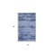 Homeroots 2' X 4' Denim Blue And Navy Blue Abstract Indoor Outdoor Area Rug 545949 - alternate 1