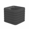 Crescent Garden TruDrop Slat Self Watering Planter Box, Caviar Black, Square 22" A815794 - alternate 1