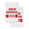 Signmission Seasonal Workers, A-Frame & 2 Decals Installed, Heavy-Duty Plastic Frame SBHD-D-2436-SEASONAL WORKERS - alternate 4