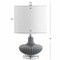Jonathan Y Kamille 18" Glass and Lucite LED Table Lamp, Gray JYL1032A - alternate 2