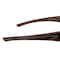 Crossfire Safety Glasses, Brown Lens, Crystal Brown Frame, Full-Frame, 1 PR 23117 - alternate 4