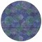 Homeroots 8' Purple Lavender And Green Round Polka Dot Washable Indoor Outdoor Area Rug 614697 - alternate 3