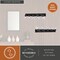 Vaxcel Lowell 5-Light Vanity Light, Matte Black, Clear Glass, 36.5-In. Wide W0591 - alternate 3