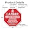 Signmission Danger Pesticide Storage Authorized, 10 Inch X 10 Inch, Aluminum Metal Signs OC-A-10-45 - alternate 2