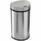 Hls Commercial 13 gal Half-Round Indoor Metal Can, Silver, Touchless Sensor Lid, Stainless Steel, 12.63 in HLS13HX - alternate 1