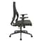 Office Star Ventilated Seating Vertical Mesh Back Chair, Black EM60930-F23 - alternate 2