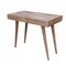Homeroots 39" Brown Acacia Solid Wood Writing Desk With Three Drawers 489187 - alternate 2