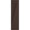Ekena Millwork True Fit PVC Three Board Joined Board-n-Batten Shutters w/Z-Bar, Raisin Brown , 16 1/8W x 36H, PR TFP102BBF16X036TB - alternate 4