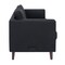 Flash Furniture HERCULES Artemis Black LeatherSoft Reception Loveseat w/2 AC Outlets/1 USB/1 USB-C Ports ZB-8921-2S-BLK-GG - alternate 5