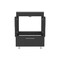 Homeroots 24" Black And Silver Wood Freestanding Bathroom Vanity With White Sink 543628 - alternate 1