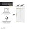Anzzi 48in x 76in Frameless Shower Door with Sliding in Brushed Gold with Tsunami Tempered Clear Glass SD-FRLS06101BG - alternate 3