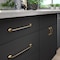 Richelieu 12 5/8-inch (320 mm) Center to Center Champagne Bronze Contemporary Cabinet Pull BP7350320CHBRZ - alternate 3