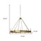 Homeroots Gold And White Candle Style Twelve Light Glass Dimmable Chandelier 611351 - alternate 2