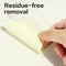 Deli Self-Stick Notes 3x3, Canary Yellow, 100 Sheets, 12PK EA917 - alternate 2