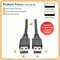 Tripp Lite USB 3.0 SuperSpeed A/A Cable M/M 28/24 AWG 5 Gbps Black 6FT 6ft U320-006-BK - alternate 2