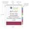 C-Line Products 8-1/2" x 11" Heavyweight Poly Sheet Protectors with 8 Index Tabs, 8/ST 10ST/+BX 5BX/CT 05580-BX - alternate 2